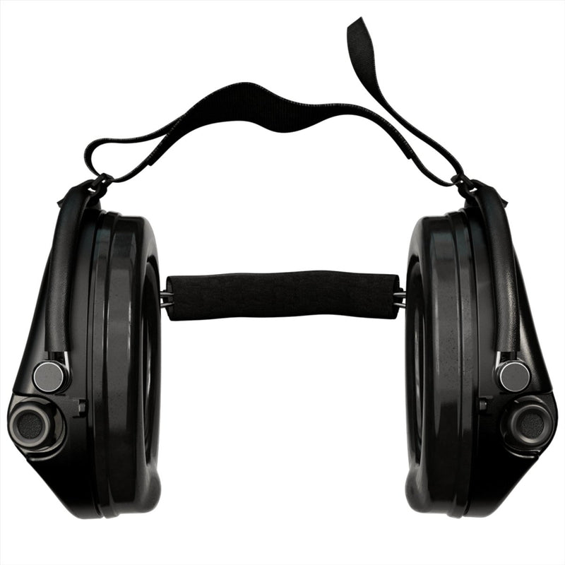 Sordin Supreme Pro - X Hear2 Active Neckband Gel Electronic Earmuffs Black - GoMilitar