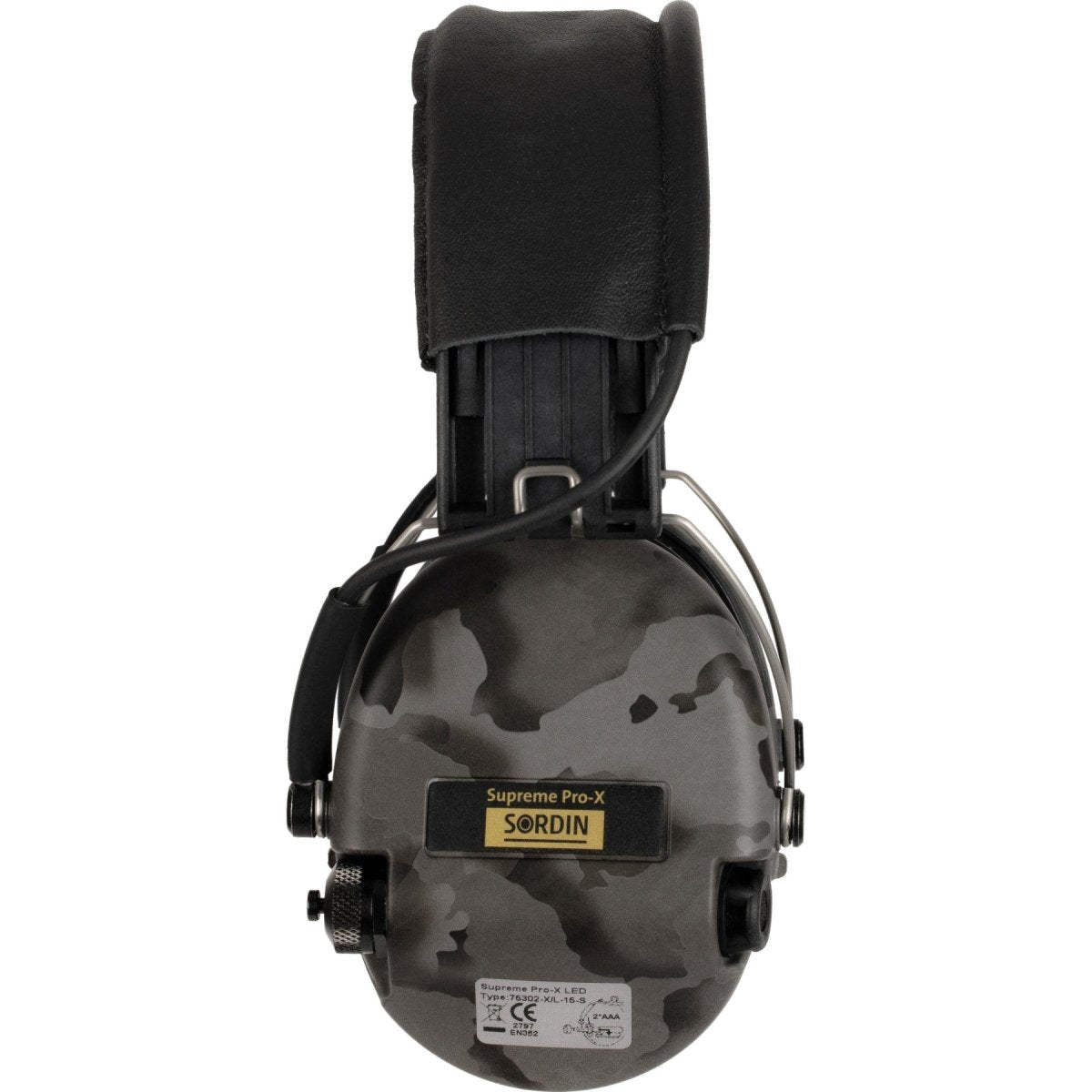 Sordin Supreme Pro X Hear2 LED Gel Actieve Gehoorbescherming Nachtcamouflage