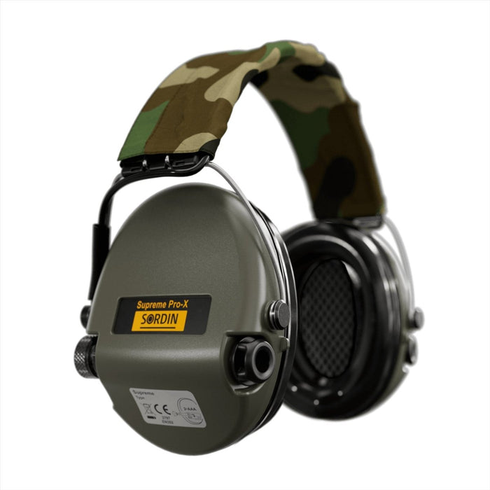 Sordin Supreme Pro-X Gehoorbescherming SordinHEAR2 4 Audioprofielen Woodland - GoMilitar
