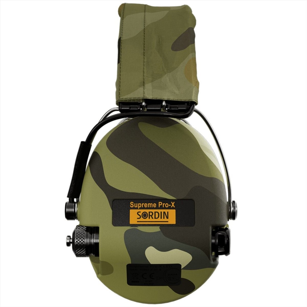 Sordin Supreme Pro-X LED Actieve gehoorbescherming Twee microfoons Camo
