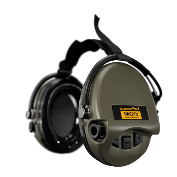 Sordin Supreme Pro-X Neckband Elektronische gehoorbescherming S omgevingsgeluid Green Green