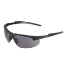 SWISS EYE tactical shooting glasses with adjustable temples and dark tinted lenses for eye protection and comfort.