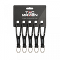 TAC MAVEN 7 mm aluminium karabijnhaken, 5 stuks outdoor campingsleutelclips