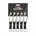 TAC MAVEN 7 mm aluminium karabijnhaken, 5 stuks outdoor campingsleutelclips