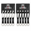 TAC MAVEN 7 mm aluminium karabijnhaken, 5 stuks outdoor campingsleutelclips