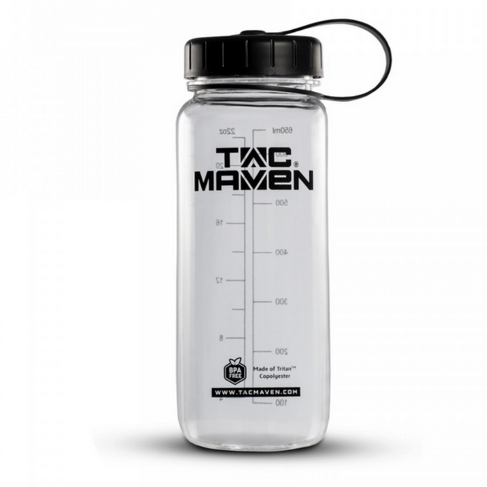 TAC MAVEN Norman Tritan Water Bottle 650ml BPA-Free Outdoor Transparent - GoMilitar