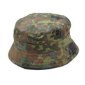 Tacgear merk Duitse legerstijl boonie hoed flecktran camo ripstop emmer hoed