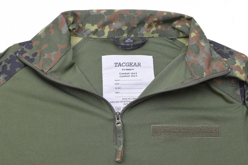 Tacgear Brand Duitse legerstijl shirts gevechten troepen ondergoed flecktarn camo