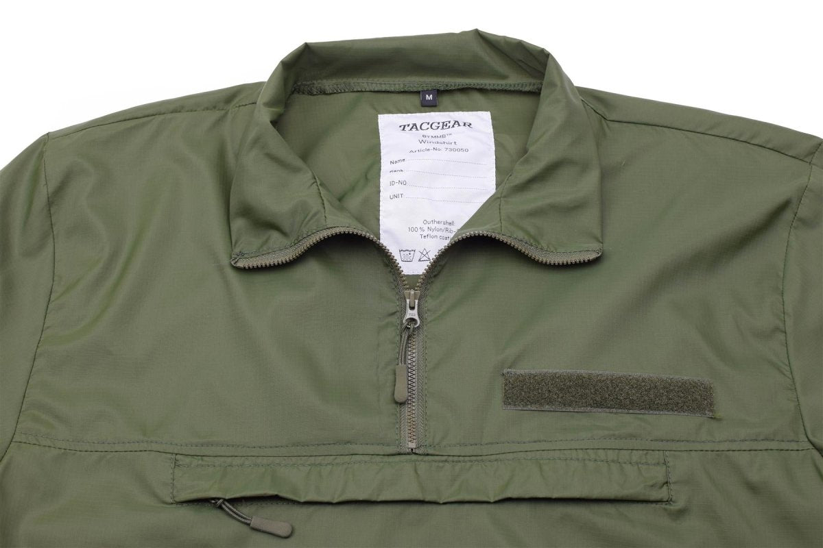 TacGear Brand Windhirt Lichtgewicht Ripstop Camping Hiking Outdoor Smock Olive
