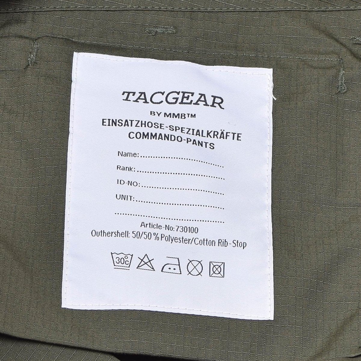 Tacgear Militaire veld Laadbroek Ripstop Tactische versterkte broek Olive