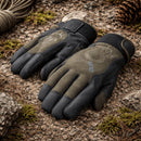 TAMREX ProGrip Thermo Winter Gloves HexaGrip Leather Palm Insulated Olive - GoMilitar