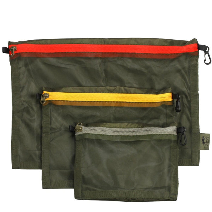 Tasmaanse Tijger Mesh Pocket Bag Set 3 Maten Tactisch Opbergtasje EDC Gear - GoMilitar