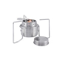 Tatonka -kachel set multifuel outdoor brander kit roestvrij staal compacte potstandaard