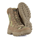 Teesar TACTICAL MULTICAM boots side zip hunting hiking trekking duty footwear - GoMilitar