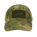 Camo TEXAR tactical baseball cap made of durable ripstop fabric with adjustable strap and curved brim for sun protection.