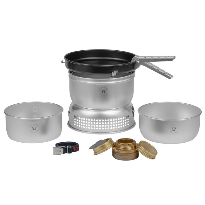 Trangia kookstel aluminium pan voorruit benzinebrander backpacken - GoMilitar