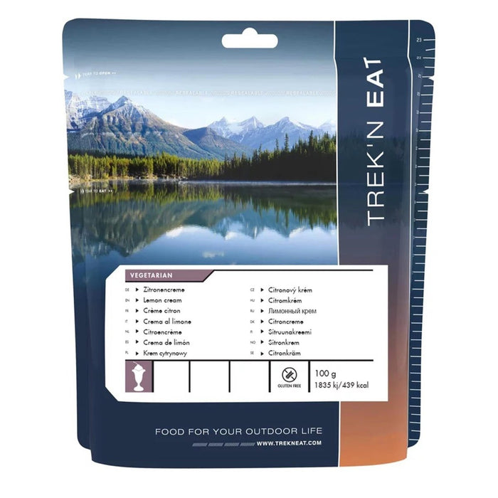 Trek'N Eat Dessertmaaltijd Citroen Crème Gedehydrateerde survival MRE buitenvoeding - GoMilitar