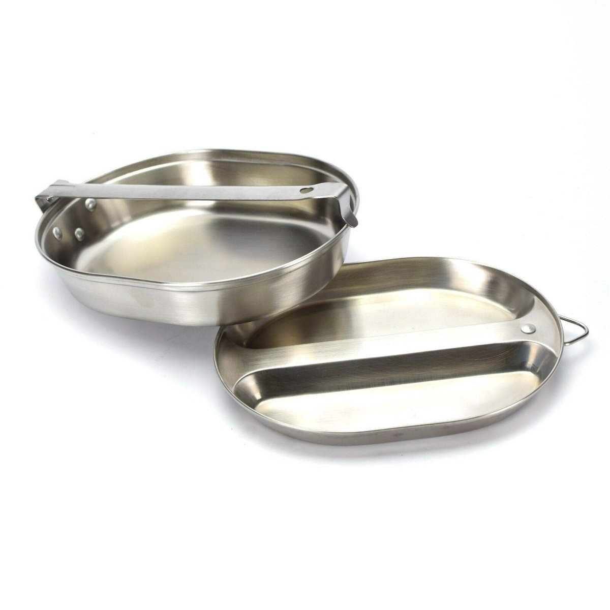 US Army Mess Kit Roestvrij staal Militaire puinhoop Tins Us Style eetgerei Nieuw