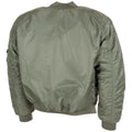 Amerikaanse militaire stijl MA1 Bomber Jacket Air Forces Troops Winddichte warme olijf
