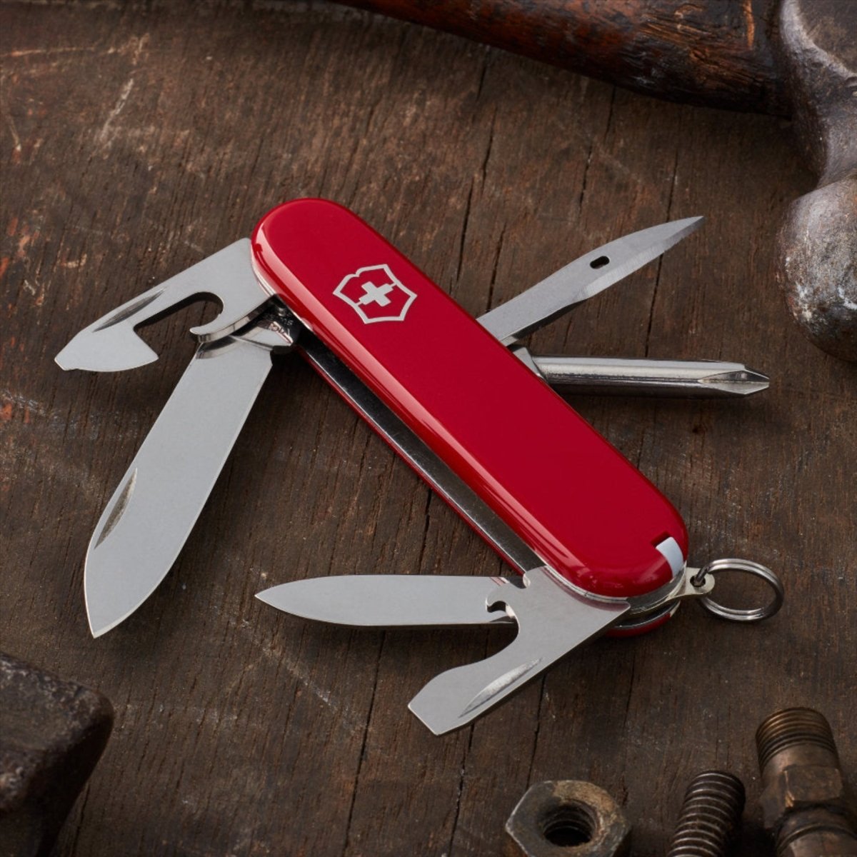Victorinox Tinker Multitoolmes 12 Functies 91 mm EDC Zakgereedschap Rood