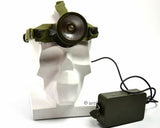 Vintage Zweedse Zweden Militaire Leger Hoofdlamp Hoofd Torch zaklamp