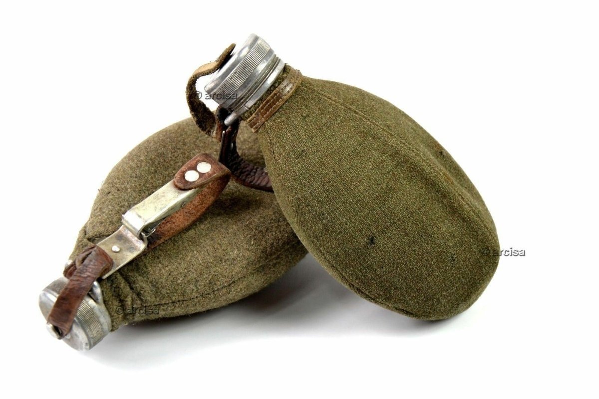 WWII origineel Zweden Zweeds leger drink fles fles fles militair kantine