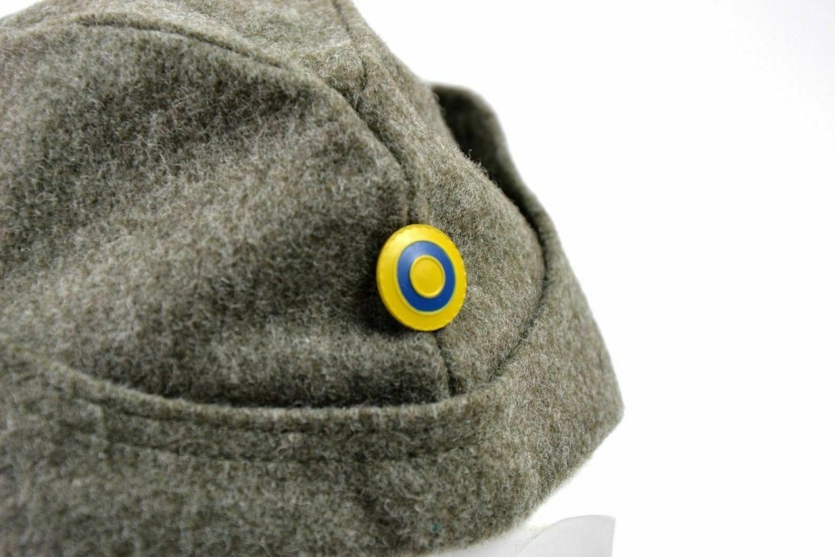 WWII Zweedse leger Winterwol zijkap Militaire veldkap Garrison Hat