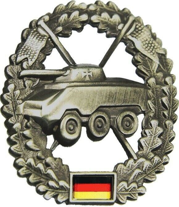 Echt Duitse leger Beret Badge Cockade Tank Reconnaissance Troops Armored Force