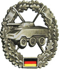 Echt Duitse leger Beret Badge Cockade Tank Reconnaissance Troops Armored Force