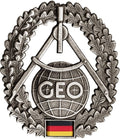 Echt Duitse leger Beret Badge Cockade Topografische kracht Geografische service