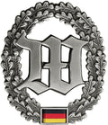 Echt Duitse leger Beret Insignia Cockade Badge Guard Battalion Infantry Troop