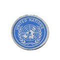 Echte Verenigde Naties Loop Patch Round Velcro Patch Outdoor Mark Blue White Nieuw