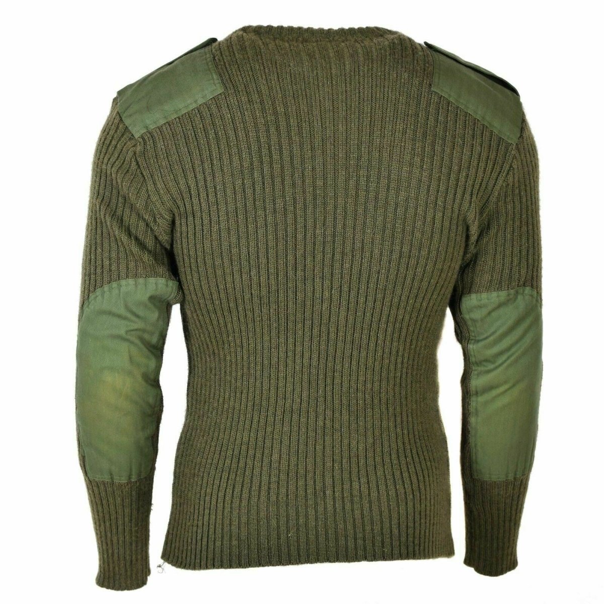Originele Britse leger pullover commando groene olijftrui wol mannen trui
